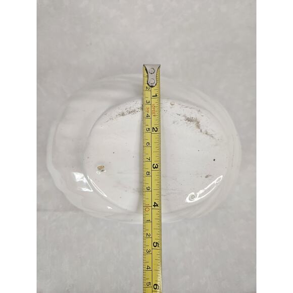 Vintage Sea Shell Nautilus Glazed Terra Cotta Herb Planter Garden Shelf Decor - Picture 12 of 13